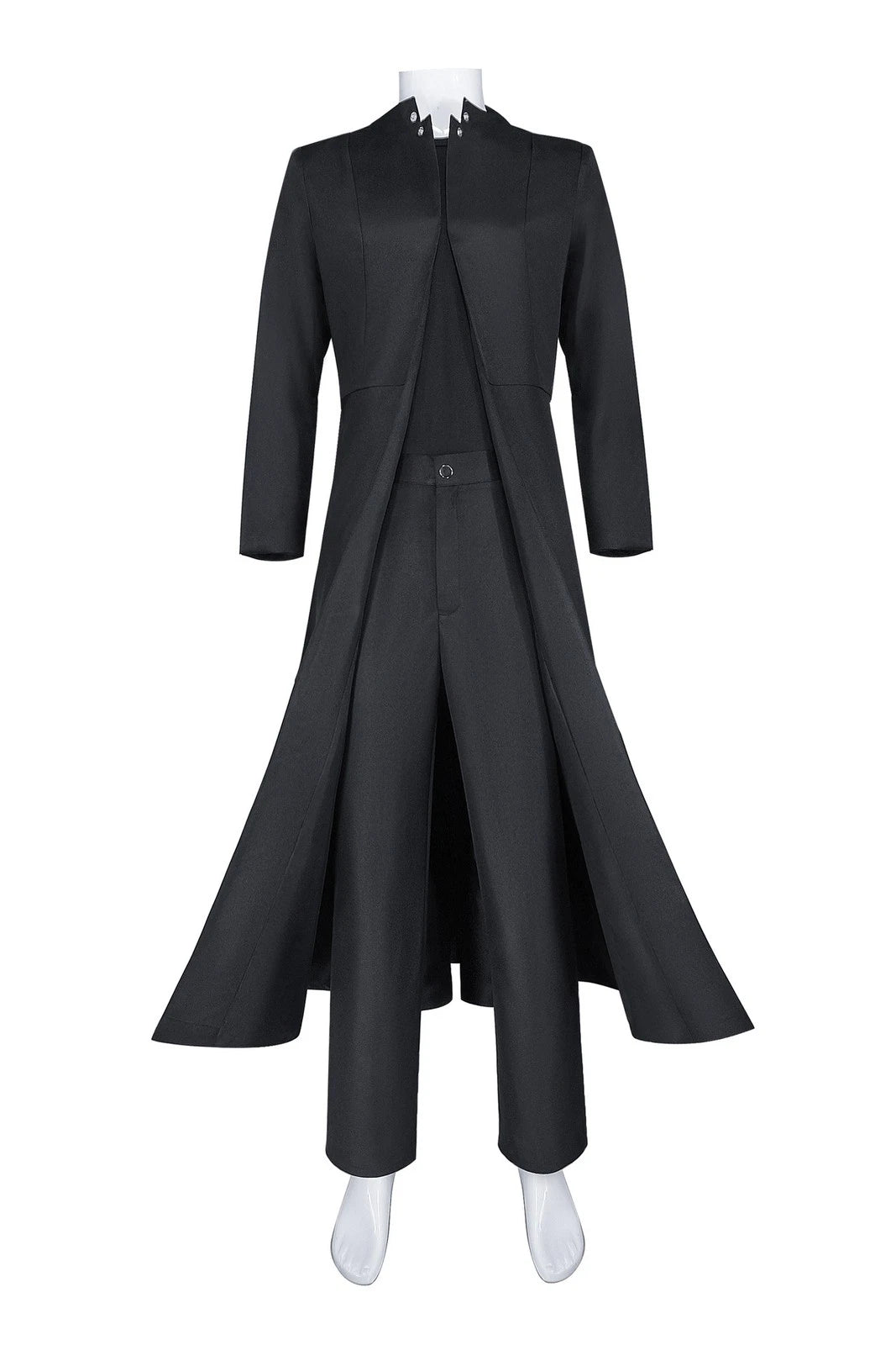 The Matrix Resurrections Neo Cosplay Costume Halloween Jacket Pants Sunglasses