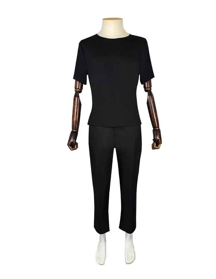 The Matrix Resurrections Neo Cosplay Costume Halloween Jacket Pants Sunglasses