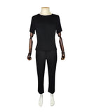 The Matrix Resurrections Neo Cosplay Costume Halloween Jacket Pants Sunglasses