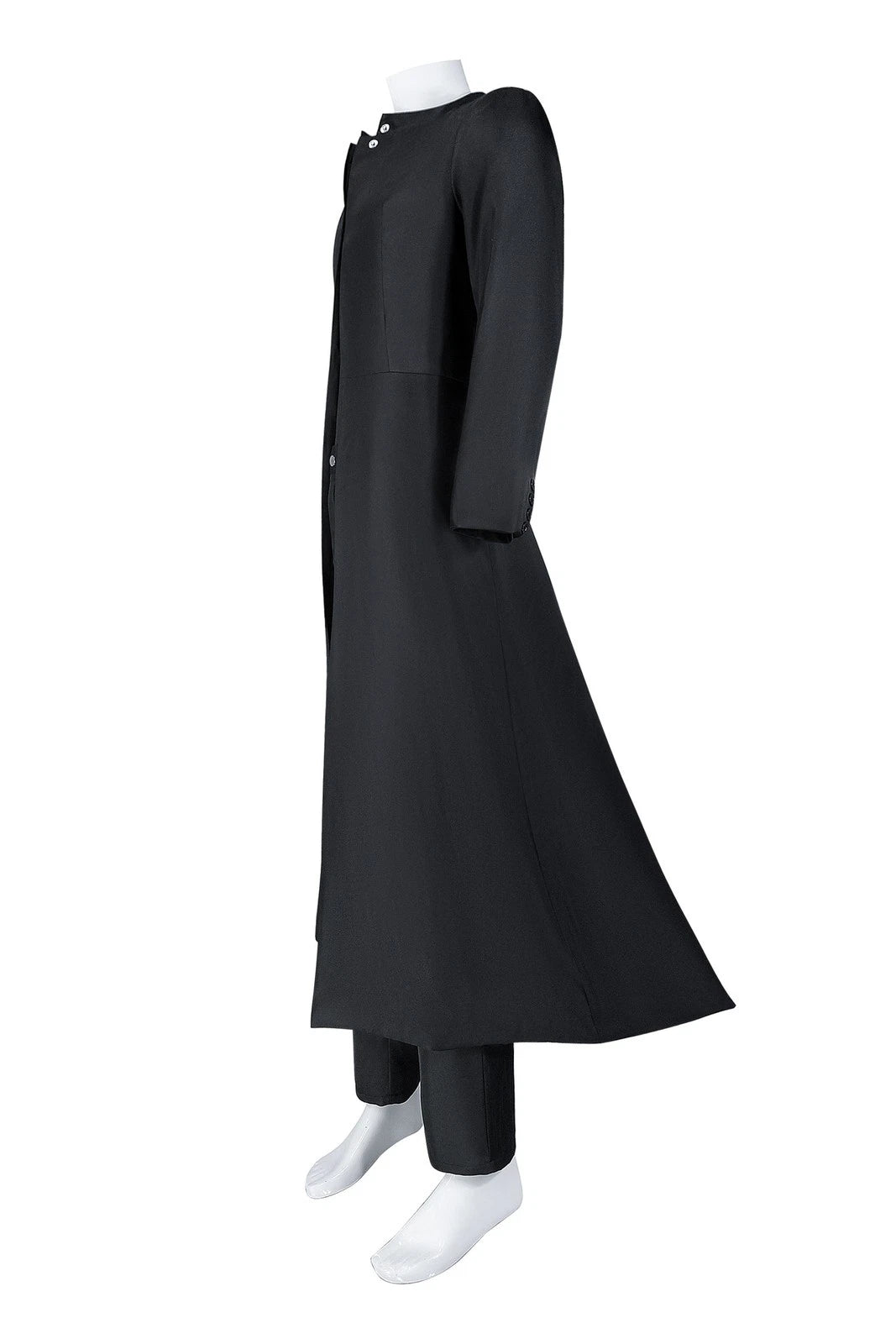 The Matrix Resurrections Neo Cosplay Costume Halloween Jacket Pants Sunglasses