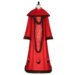 Cosplay Star Wars Queen Padmé Amidala Red Dress Halloween Carnival Suits Gown