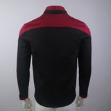 Star Trek Picard 3 Red Geordi Gold Blue Dress Uniform Starfleet Jacket Shirts Costume