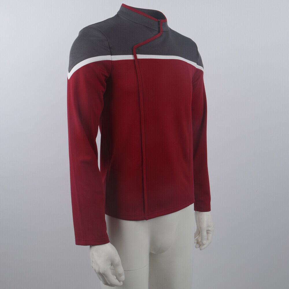 ST Strange New Worlds Lower Decks Dress Uniforms Starfleet Top Shirts Badge Costume