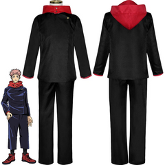 Jujutsu Kaisen Itadori Yuji Costumes Halloween Cosplay Carnival Suits Adult Kids