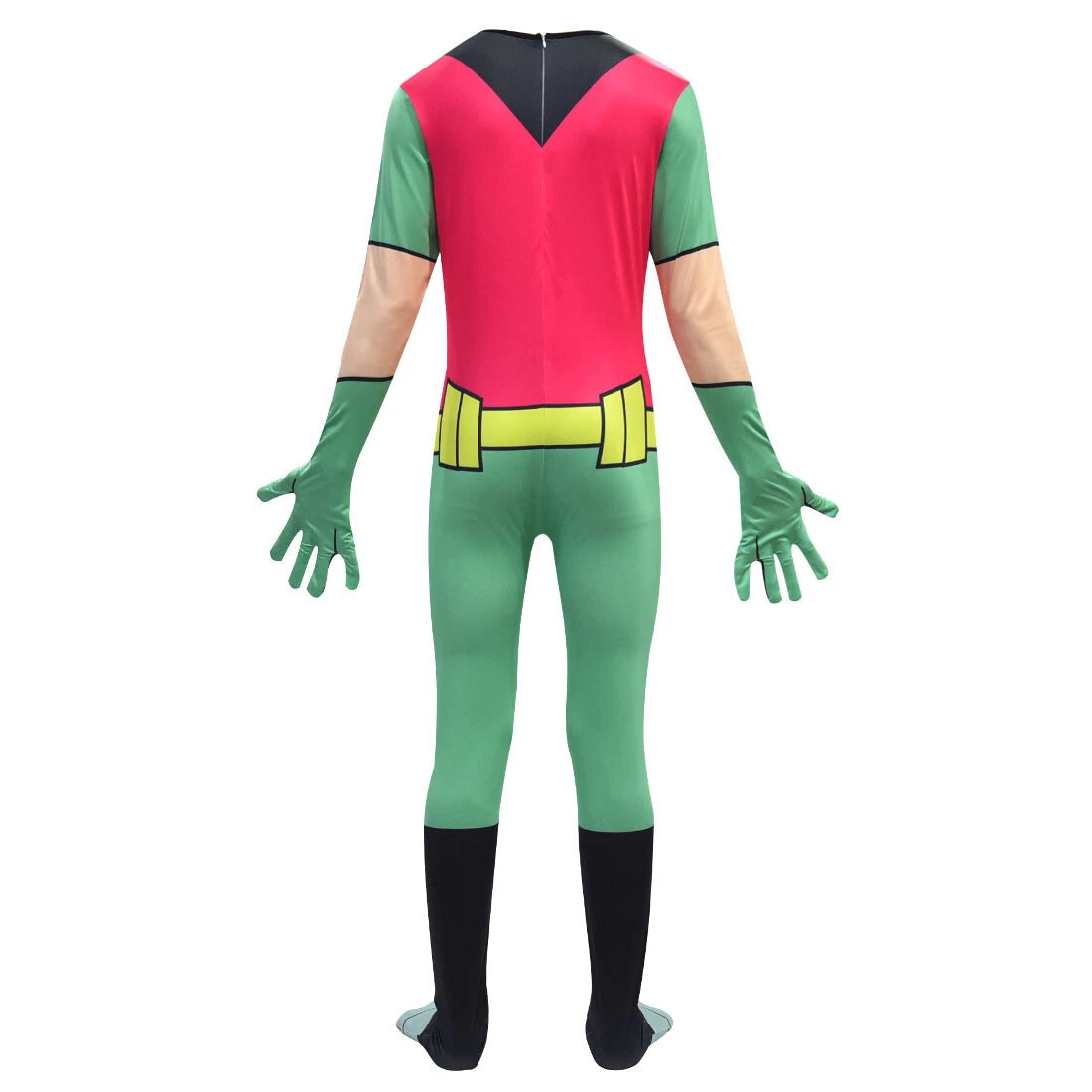 Cosplay Teen Titans Robin Kids Mask Jumpsuits Cape Halloween Boys Carnival Suits