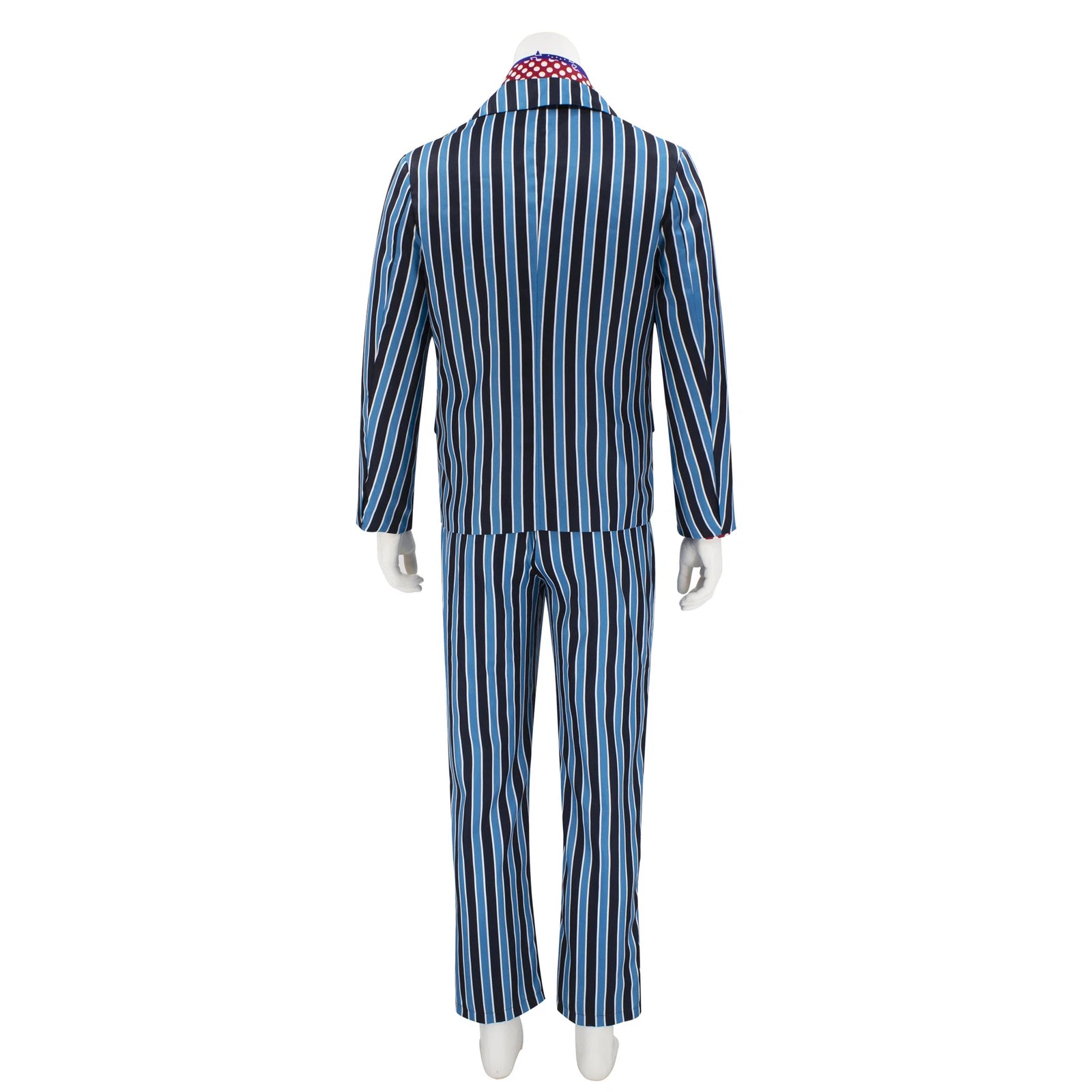 Austin Powers Spy Agent Striped Suits Halloween Masquerade Costumes Set
