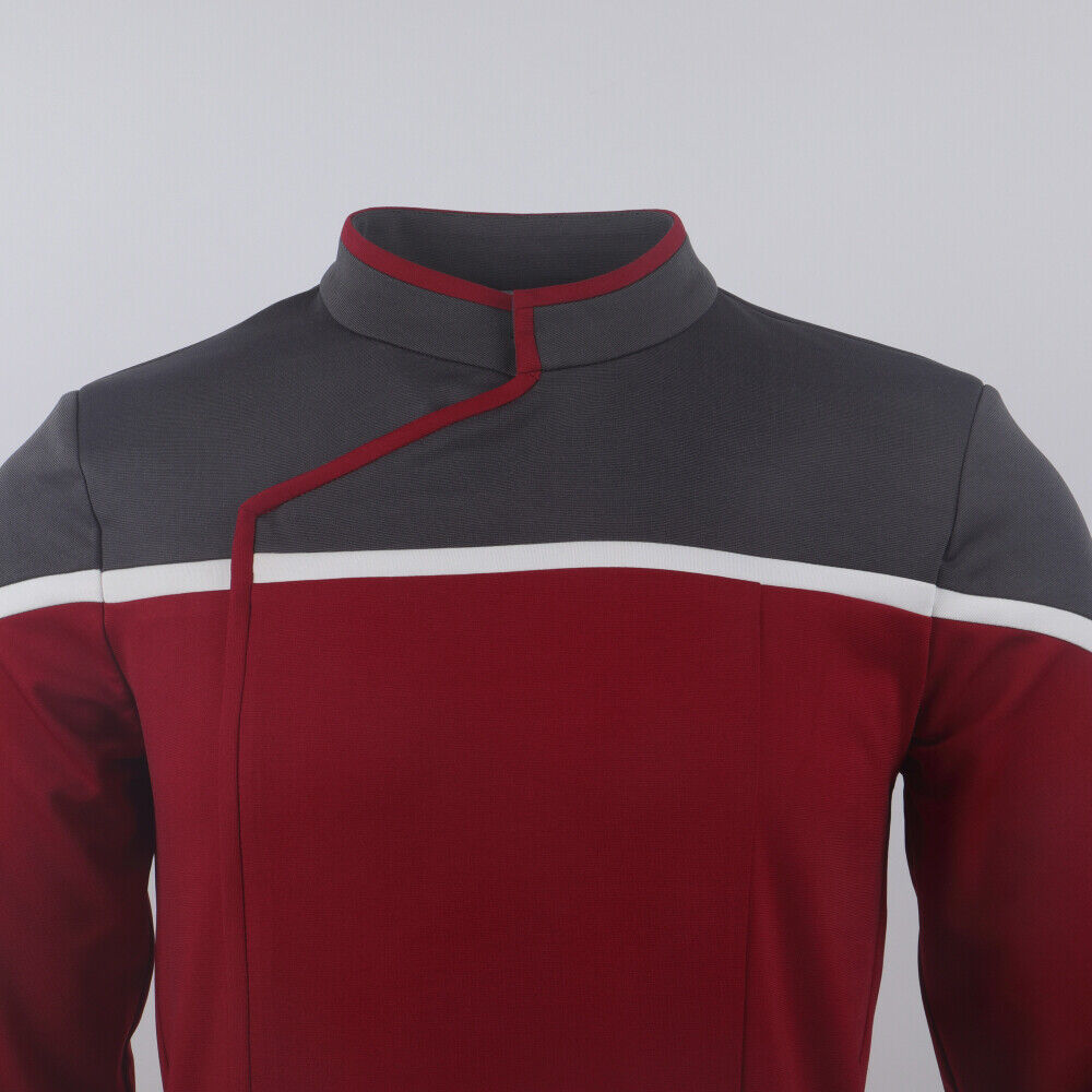 ST Strange New Worlds Lower Decks Dress Uniforms Starfleet Top Shirts Badge Costume