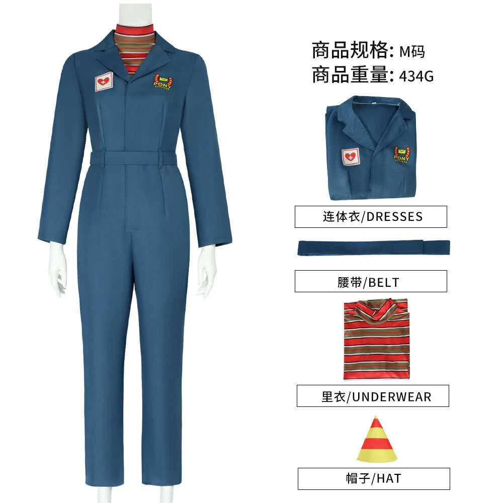 Mouthwashing Nurse Anya‌‌ Astronaut Cosplay Costumes Jumpsuits Halloween Suits