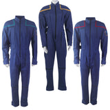 Star Trek Enterprise Duty Jumpsuit Uniforms Captain Jonathan Archer Cosplay Costumes