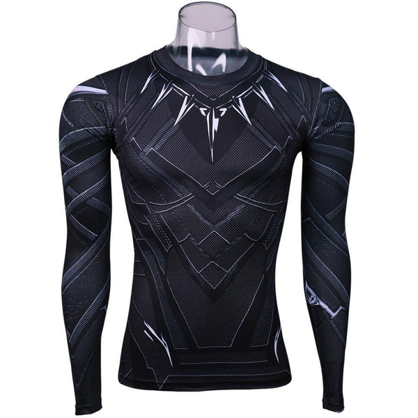 Captain America: Civil War Black Panther Long Sleeve T-Shirt