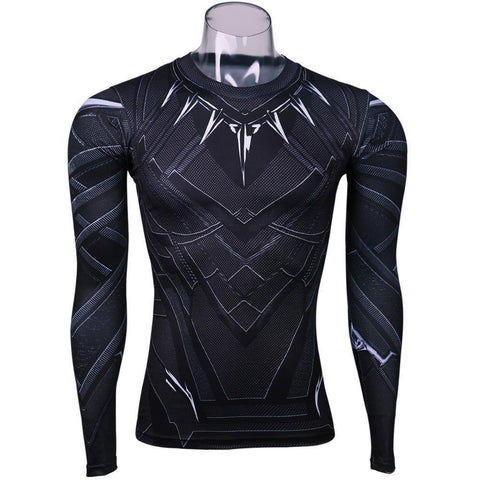Captain America: Civil War Black Panther Long Sleeve T-Shirt