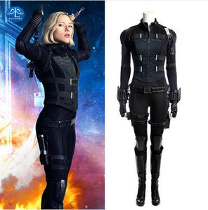 Avengers Infinity War Black Widow  Natasha Romanoff Cosplay  Costume