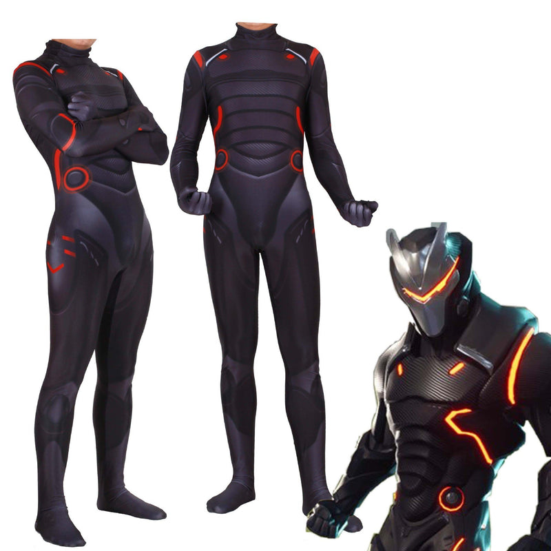 Adult Kids Game Cosplay Costume Omega Oblivion link Zentai Bodysuit Suit Jumpsuits  Halloween