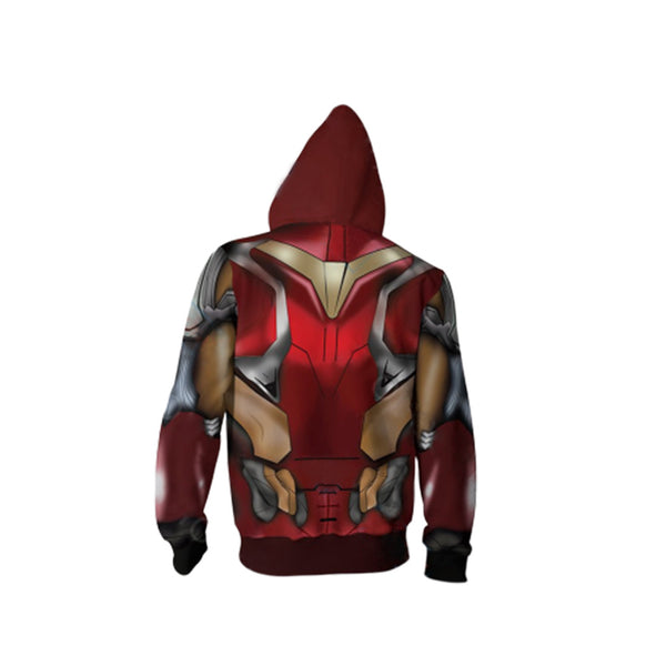 Avengers Endgame Iron Man Cosplay Costume Movie Hoodie Sweatshirts
