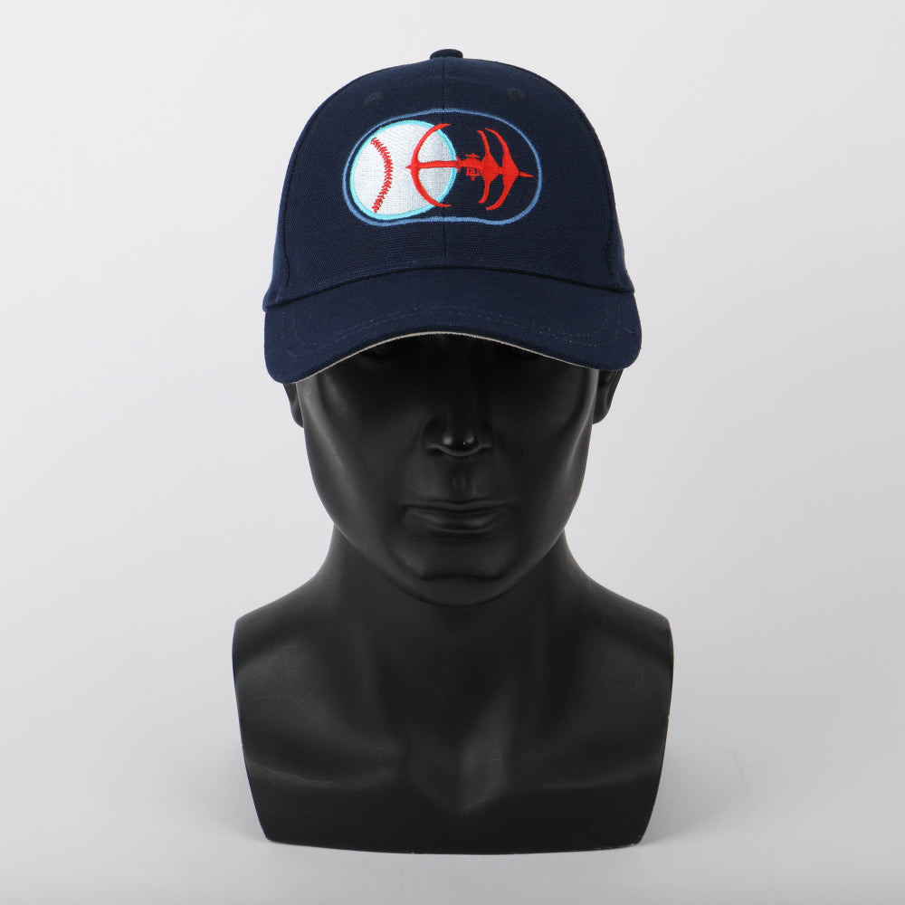 Cosermart Star Trek Deep Space Nine Hat Niners Logo Embroidery Baseball Cap Sun Hat Star Trek Costumes Cosplay Props