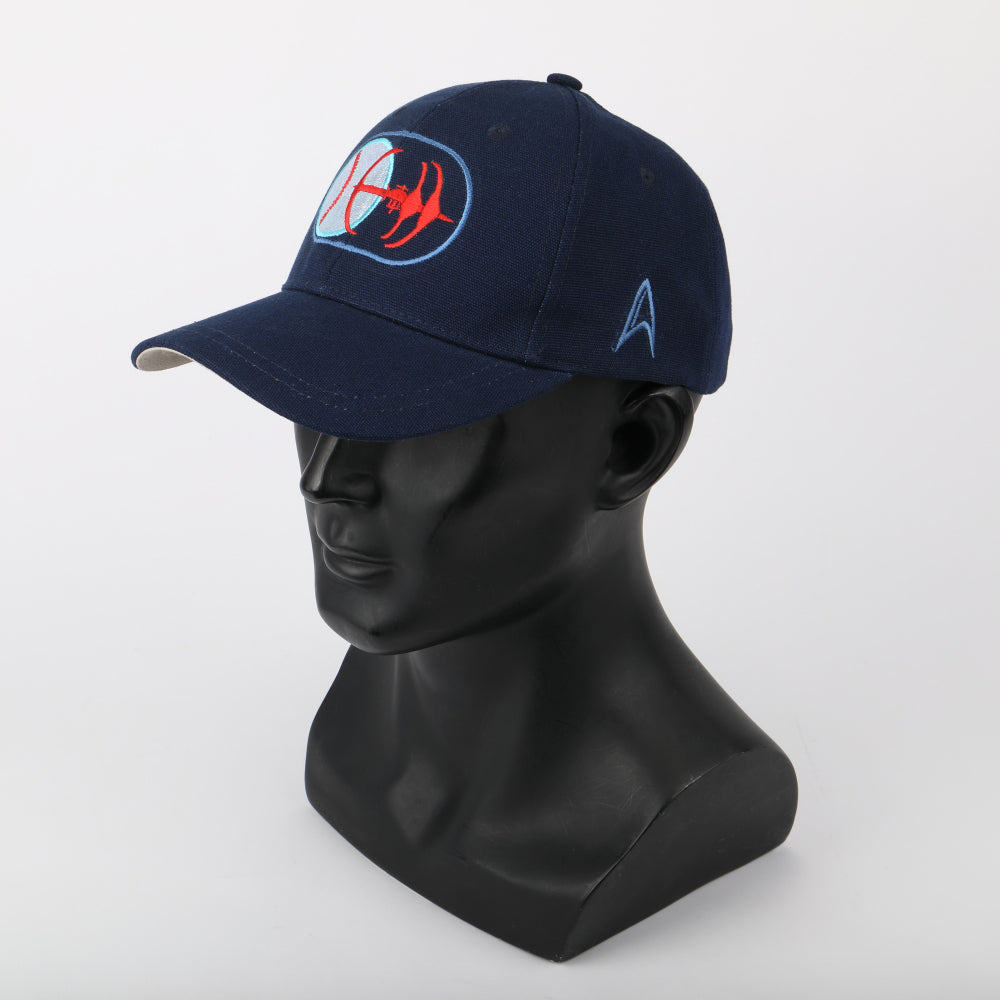 Cosermart Star Trek Deep Space Nine Hat Niners Logo Embroidery Baseball Cap Sun Hat Star Trek Costumes Cosplay Props