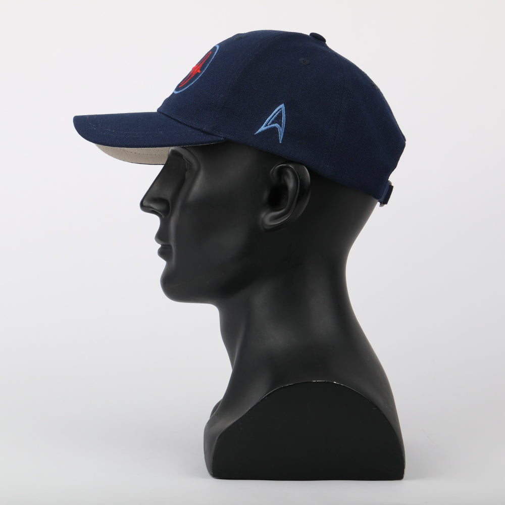 Cosermart Star Trek Deep Space Nine Hat Niners Logo Embroidery Baseball Cap Sun Hat Star Trek Costumes Cosplay Props