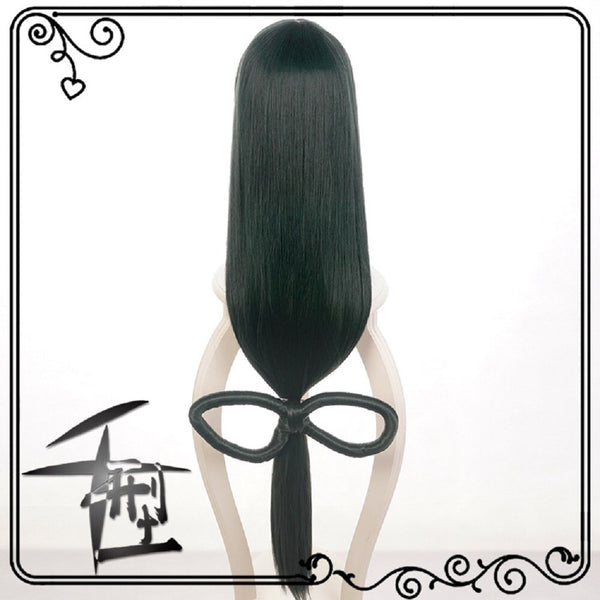 Boku no Hero Academia Tsuyu Asui Cosplay Wig My Hero Academia Women Long Green Synthetic Hair Halloween Party +Wig Cap