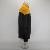 Cosermart Star Trek Picard  Uniform New Engineering Gold Top Shirts Halloween Cosplay Costume