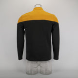 Cosermart Star Trek Picard  Uniform New Engineering Gold Top Shirts Halloween Cosplay Costume