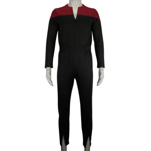 Cosermart Star Trek Deep Space Nine Commander Sisko Duty Uniform Jumpsuit Cosplay Costumes