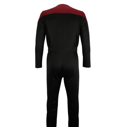 Cosermart Star Trek Deep Space Nine Commander Sisko Duty Uniform Jumpsuit Cosplay Costumes