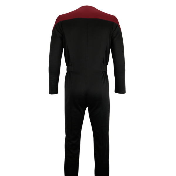 Cosermart Star Trek Deep Space Nine Commander Sisko Duty Uniform Jumpsuit Cosplay Costumes