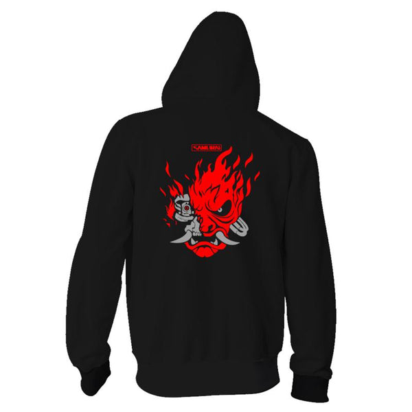 Cyberpunks 2077 Samurai Sweatshirt Halloween Cosplay Costume