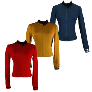 Star treks Discovery Season 2 Costume Female Commander Uniform with Badge Woman Cosplay Costume