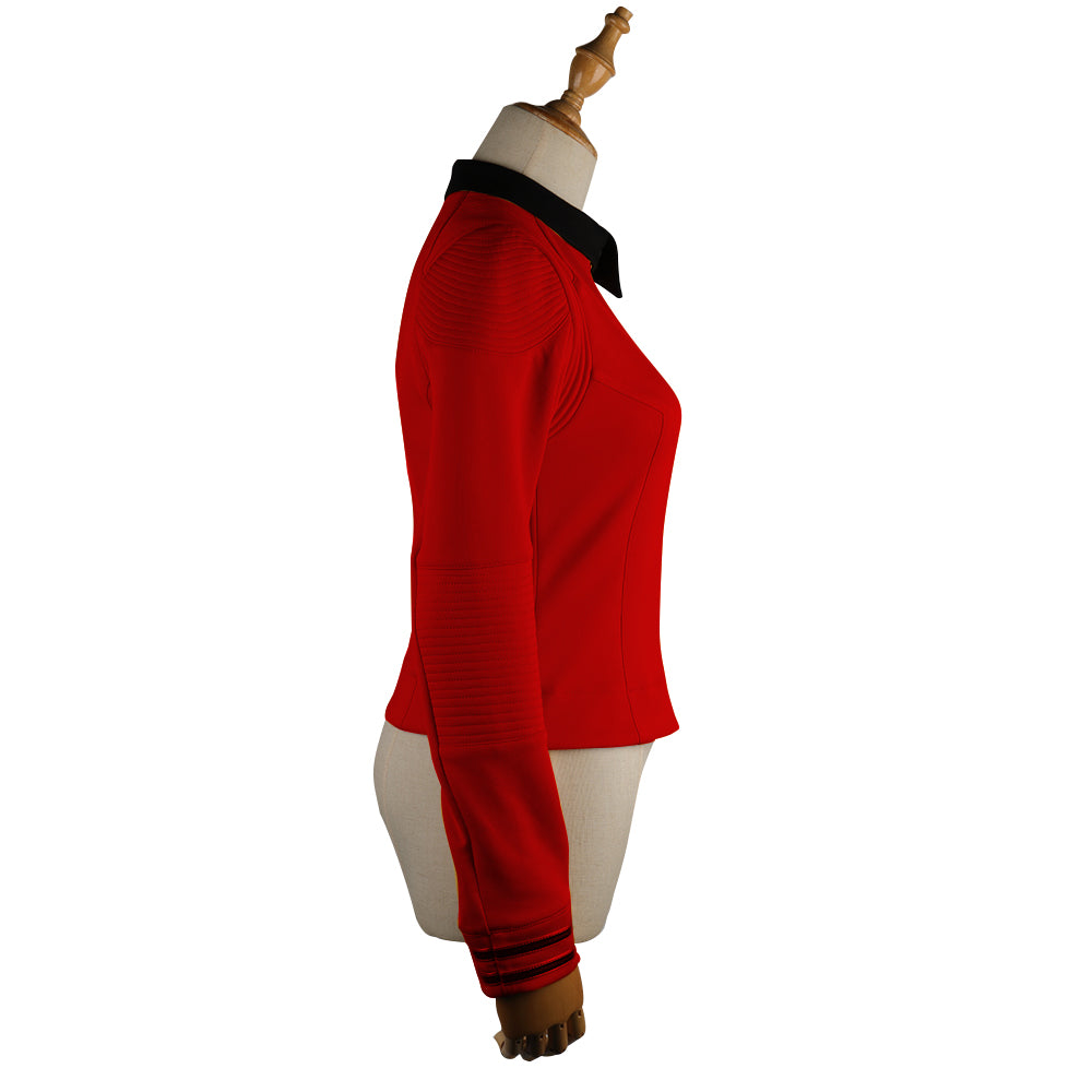Star treks Discovery Season 2 Costume Female Commander Uniform with Badge Woman Cosplay Costume