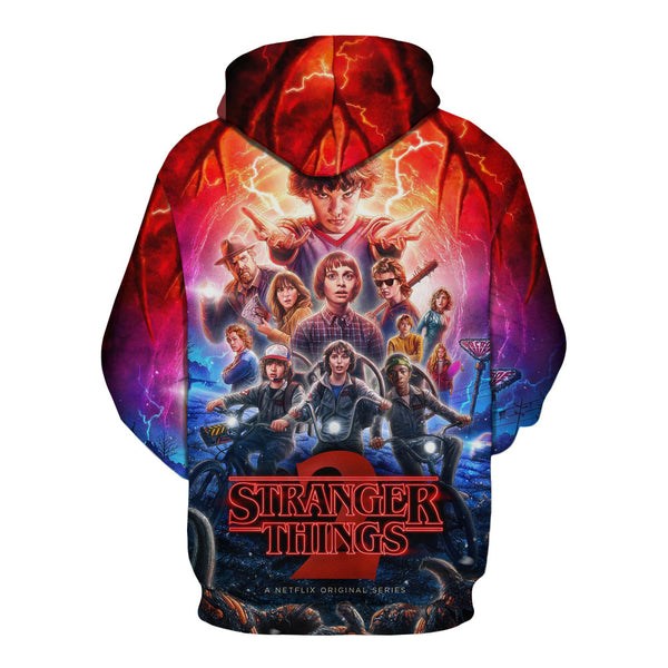 2019 Stranger Things Cosplay Costume Dustin Hoodie Sweatshirts