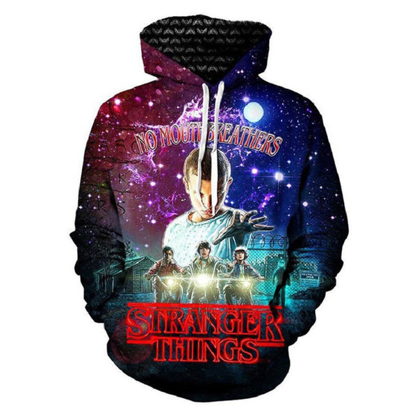 2019 Stranger Things Cosplay Costume Dustin Hoodie Sweatshirts
