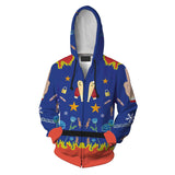 Birds of Prey Hoodie Cosplay Harley Quinn Margot Elise Robbie Cosplay Sweatshirt Jacket Coat