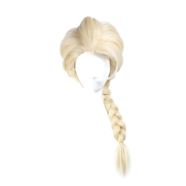 2019 Frozen Princess Elsa Anna Girl Wig Halloween Cosplay Hair
