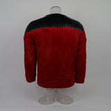 Cosermart Star Trek The Next Generation TNG Captain Picard Duty Uniform Jacket TNG Red Costume Halloween Cosplay Costume