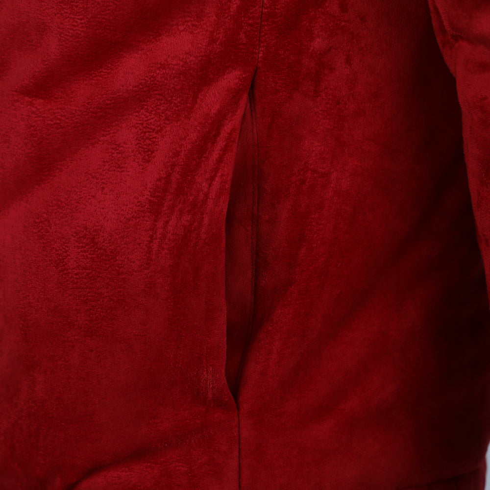 Cosermart Star Trek The Next Generation TNG Captain Picard Duty Uniform Jacket TNG Red Costume Halloween Cosplay Costume