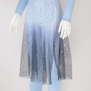 Snow Adult Elsa Dress Costume Halloween Cosplay Elsa Anna Costume Princess Ice Queen Elsa Outfit Full Set