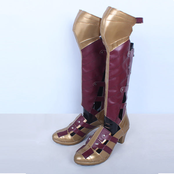 2017 Movie Wonder Woman Diana Princess Cosplay Boots Halloween Cosplay Shoes