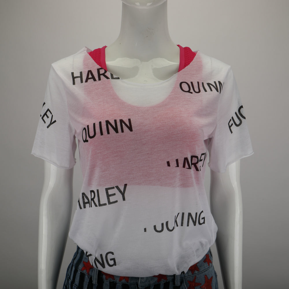 Birds of Prey Harley Quinn Suicide Squad Cosplay Costumes Vest Short Pants T-Shirt Woman Halloween Costume Party Prop