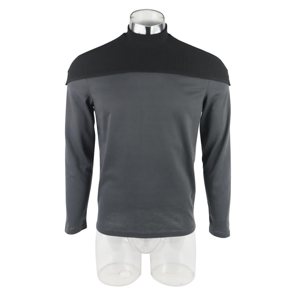 Cosermart Star The Next Generation Trek Cosplay Captain Picard Undershirt TNG Uniform Costume New