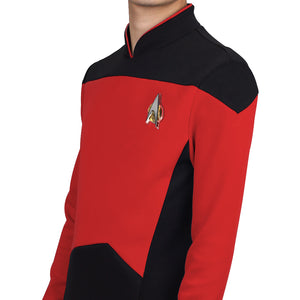Star Trek TNG The Next Generation  Uniform Shirt Halloween Cosplay Costume