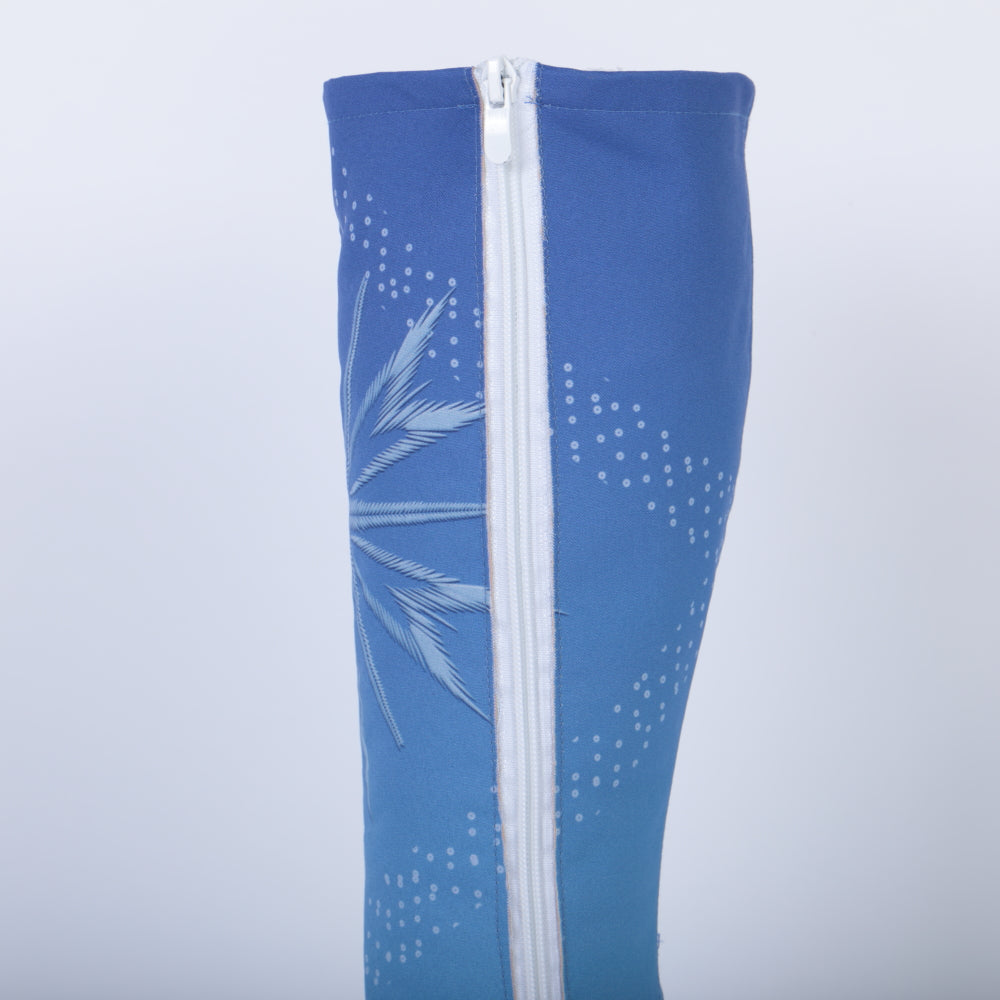 Elsa Boots Costume Halloween Knee-high High Heel Elsa Shoes Costume Princess Ice Queen Elsa Prop