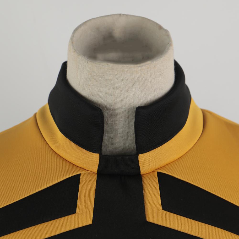 Cosermart Star Trek Picard  JL Uniform  Female Red Gold Blue Top Shirt Cosplay Costume Women Adult Coat Prop