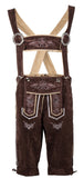 Deluxe Men's Bavarian Lederhosen Beer Guy Costume Oktoberfest Carnival Party Fancy Dress Suspenders Shorts