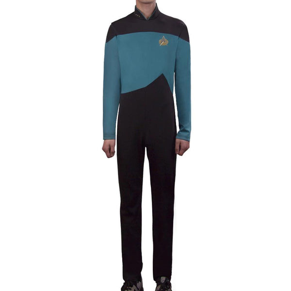 Star Trek TNG The Next Generation Jumpsuit Uniform Costume Yellow/Blue/Red
