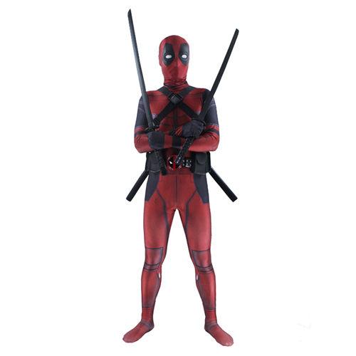 Adult  Deadpool Cosplay Jumpsuit Spandex Zentai Suit