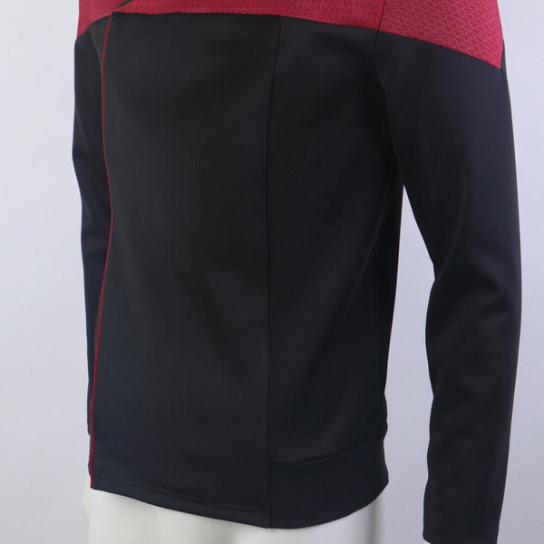 Star Trek Picard 3 Command Red Uniform Cosplay Starfleet Gold Blue Top Shirts Costume