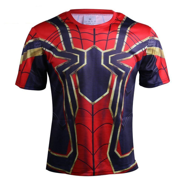 2018 Avengers Infinity War Spider-Man T-Shirts Cosplay Costume