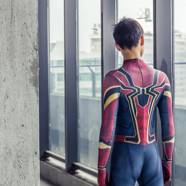 2018 Avengers Infinity War Spider-Man Kids Jumpsuit Cosplay Costume