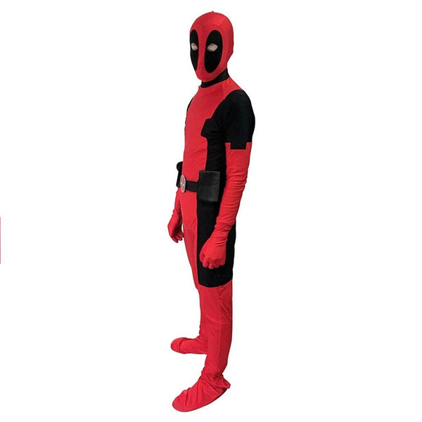 Adult / Kids Deadpool Cosplay Costume Jumpsuit Spandex Zentai Suit Superhero